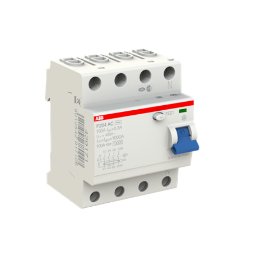 F204 AC-100-0.3 AC protection against leakage-fault currents