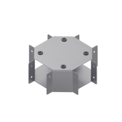 Four connection module-trunking, H125, pre-galvanized