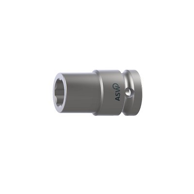 Impact Socket 1/4' SW 11 with Surface drive profile