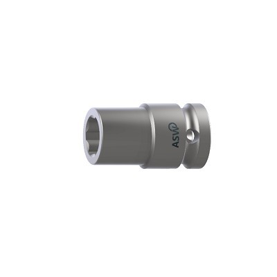 Impact Socket 1/4' SW 7 with Strong Magnet Surface drive profile