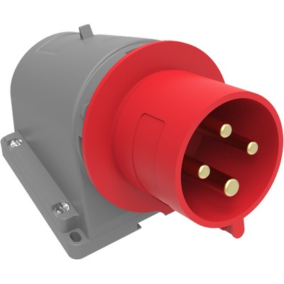 4-32A 90 degrees inclined wall plug