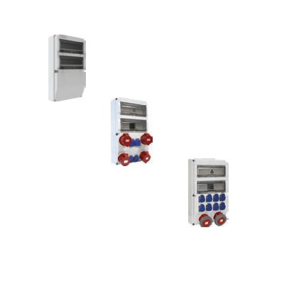 4 PCS 5-32A 380V PRE--4 PCS 1-16A 220V front panel socket (ABS)