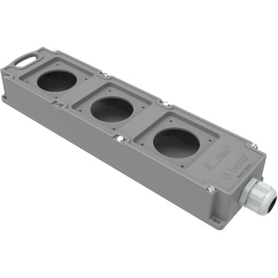 Group socket box (large perforated)