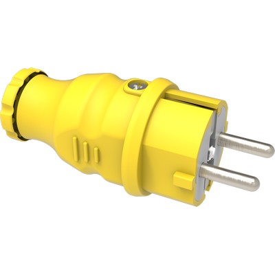 Flat plug (yellow)