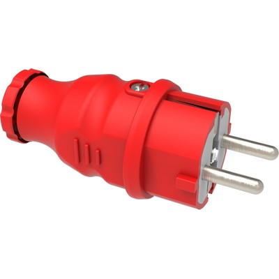 Flat plug (red)