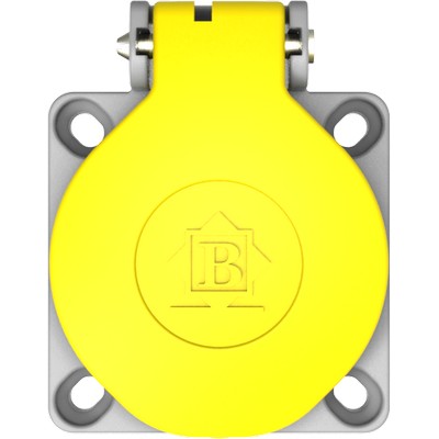 UPS panel socket (yellow)