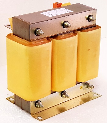 3-faz harmonik filtre reaktörü 1 kVAr-%14-400V-50Hz-134Hz