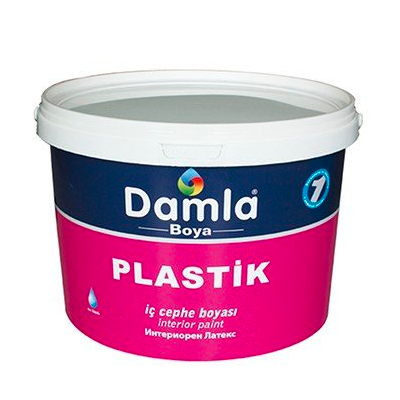 Damla Plastic Matte Interior wall Paint Colorable Base Paint 125 Oxide Red