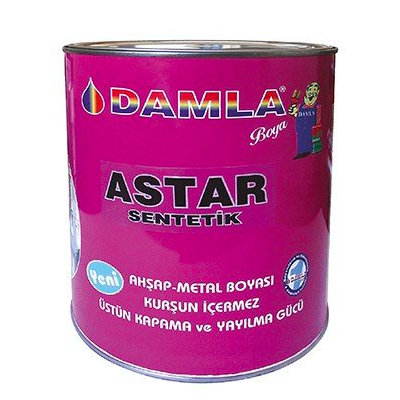 Damla Synthetic LUX topcoat paint 4005 red