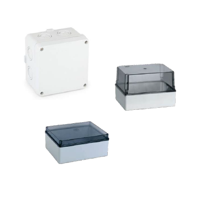 100x100x60 IP67 with 8 outputs screw cover
