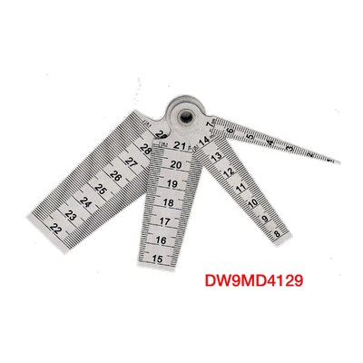 1-29 mm Triangle-Hole Ruler