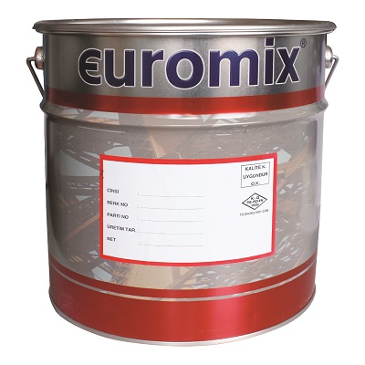Euromix extra silicone exterior paint 3326 concrete gray