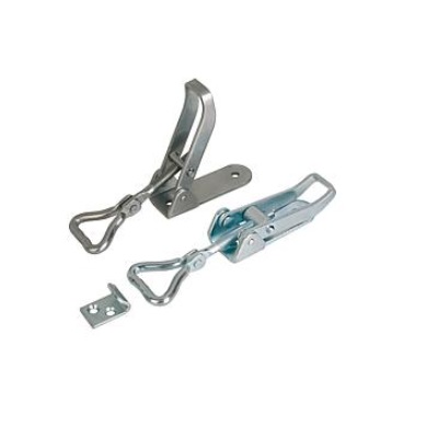Clamping Latches Movable with Clamping Hook, Visible Threaded Hole, Form:A