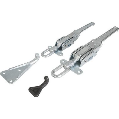 For Counter Hook Tension Bar, Heavy Duty, Form:A Screwable, Steel
