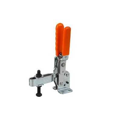 Quick Coupler Vertical Steel, Horizontal Leg, Bil:Plastic, Orange,
