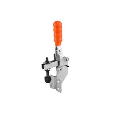 Quick Connector Vertical Steel, Square Foot, Bil:Plastic, Orange,