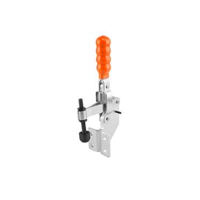 Quick Connector Standard Steel, Square Foot, Bil:Plastic, Orange,