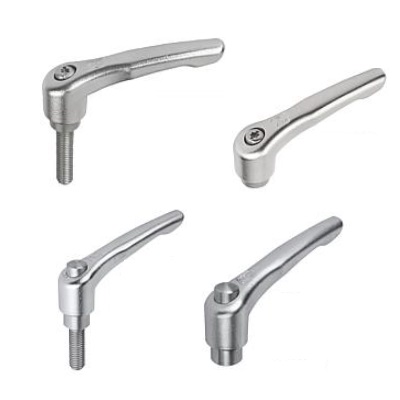 Flip Lever Size 4 M10 Stainless Steel, Electroplated Polished, Bil:Stainless