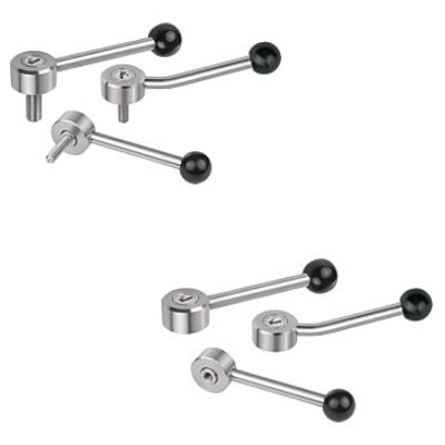 Connecting Arm Flat Size M08X50, A=102, Form:0° Stainless Steel 1.4305,