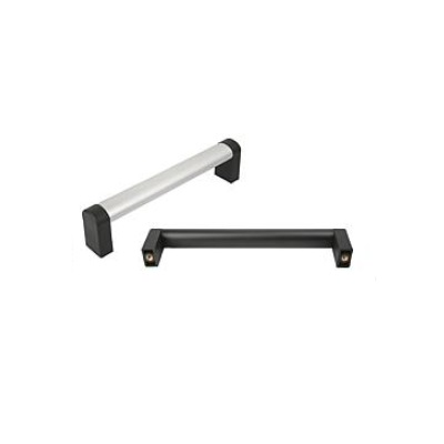 Pipe Handle A=250, L=270, H=65, Aluminum Black Anodized Coated,