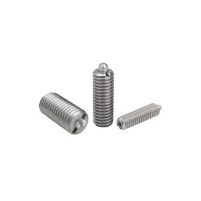 Ball Set Screw Spring Force D=M03 L=10, Stainless Steel, Stainless