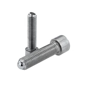 Cure End Thrust Bolt Head, Form:B Flat Ball, M04, L=9.7, Stainless Steel