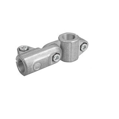 Pipe Fitting, Joint For Round Pipes, Aluminum, Bil:Steel,