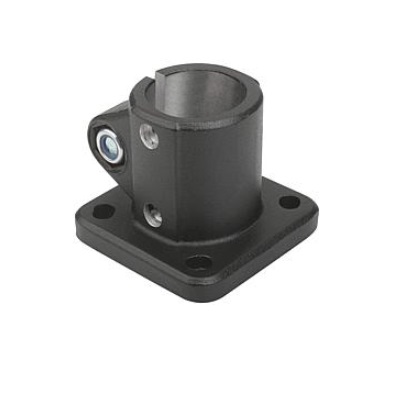 Pipe Fitting Stand For Linear Unit, Type=40, Aluminum Black Powder