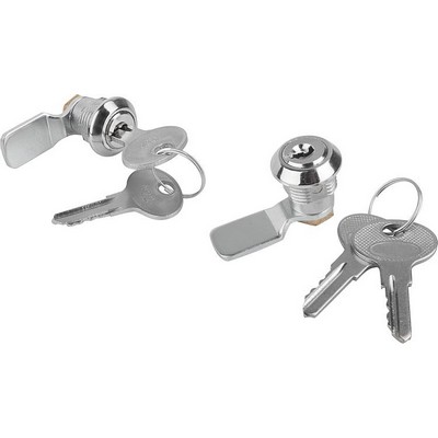 Quarter Turn Lock Small Type Lock, H=13, Zinc