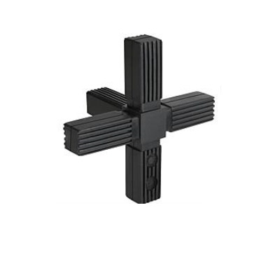 Connector Output Cross, A=20, L=92, Polyamide, Bil:Steel