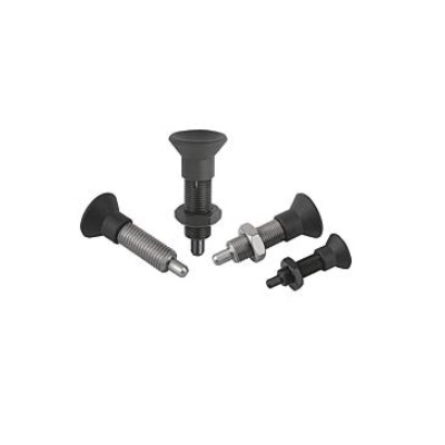 Indexing Pistons Without Locking Groove Bo.4 3/4-16, Form:G, Stainless