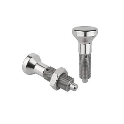 Indexing Pistons Without Locking Groove Bo.2 1/2-13, Form:G, Stainless