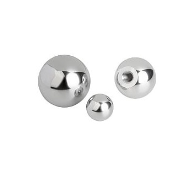 Kitchen Handle Head Din319 D1=16, Form:K With Hole D=6, Stainless