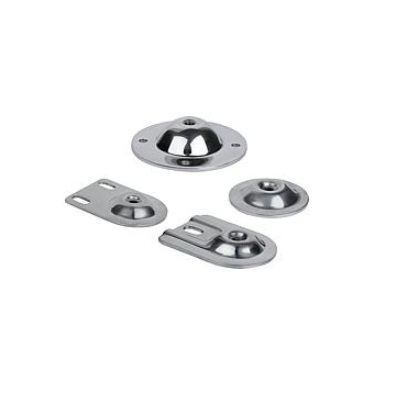 For Disc Adjustable Feet, Form:A Stainless Steel, D=80