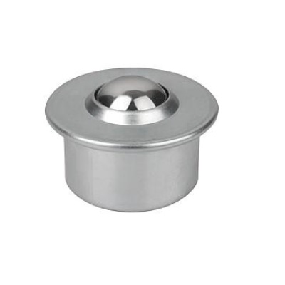 Ball Spool Body, Form:D Stainless Steel, Bil:Stainless Steel