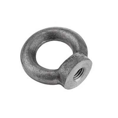 Ring Nut Fixed Din582, M08, Steel 1.1141 Zinc Galvanized Coating