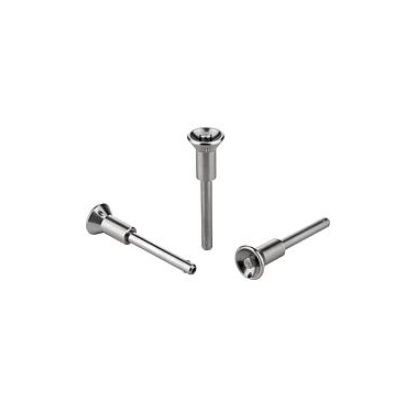Ball Lock Pins With Mushroom Handle, D1=5, L=30, L1=5.9, L5=35.9, Stainless