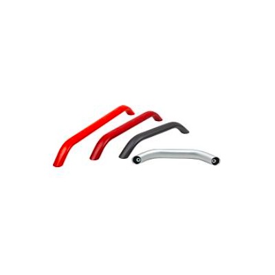 Pipe Handle Round, Aluminum Red Ral3020 Powder Coating, A=250