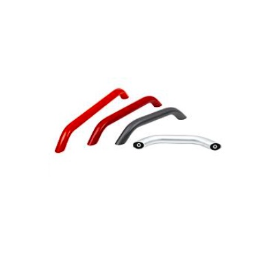 Pipe Handle Oval, Aluminum Red Ral3003 Powder Coating, A=250
