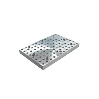  Grille Plate Unperforated, Gray Cast Iron