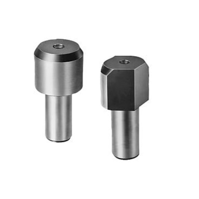 Mounting Pin Retractable, With Head, D=10, Form:B, Tool Steel
