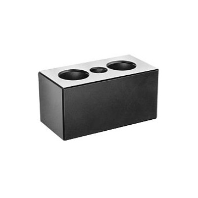 Support Block A=20 C=M12 Improved Steel, Polished