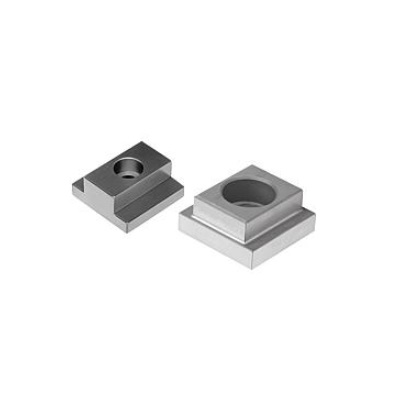 Block Guide Nut, Form:A Single, B=8, Nb=8, Reclamation Steel Polished
