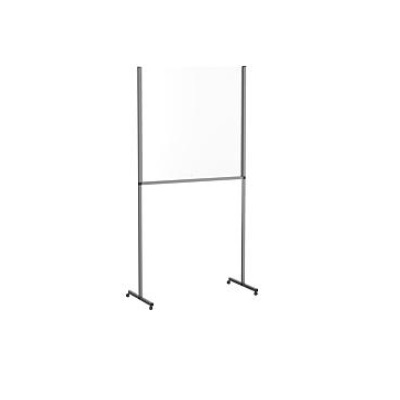 Table Unit Free Standing, Acrylic Glass 850X850X4, H=1025, W=900