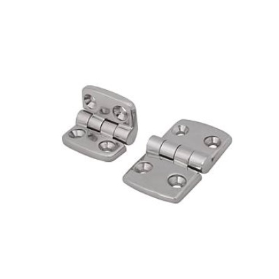 Hinge 59X48, Polished Stainless Steel, A1=17.5, A2=17.5, A3=29.5,
