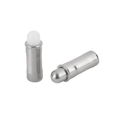 Ball Set Screw Spring Force, Polished Model, D=4 L=10.7, Stainless