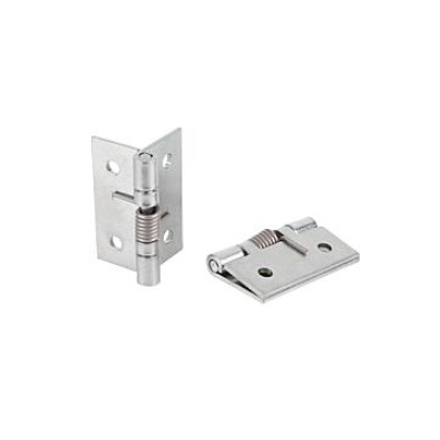 Spring Hinge Spring Open A=50, B=50, Stainless Steel Uncoated