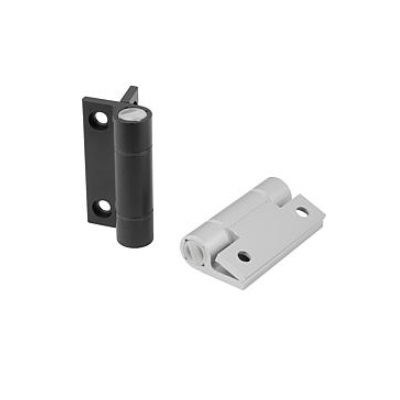 Spring Hinge Spring Open A=55, B=67, Aluminum Colorless Colorless