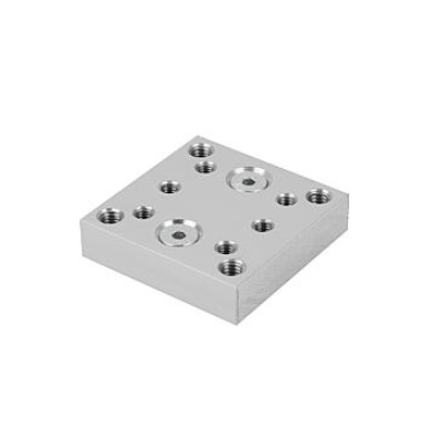 Adapter Block For Adapter Plate 50X50X12 Aluminum, Anodized Coated