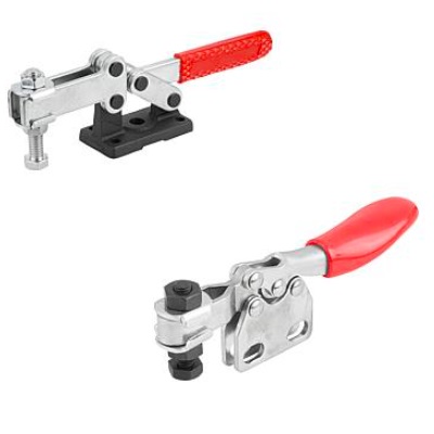Quick Coupler Small L=79 Steel, Vertical Leg, Plastic, Red, F2=500